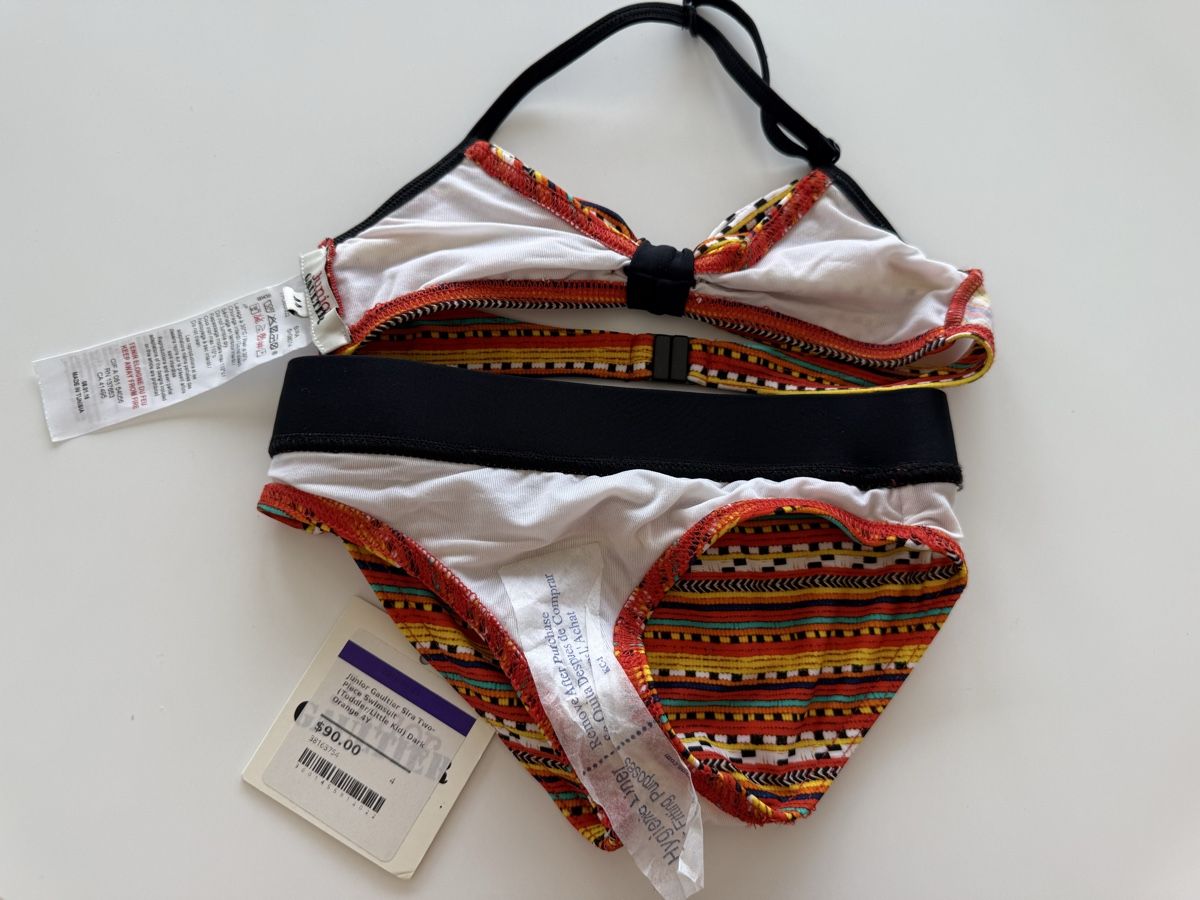 Jean Paul Gaultier Costumi da bagno & Bikini: New Jean Paul Gaultier bikini set 4 years – Nuovo e nell'imballaggio originale da Lausanne venduto da Nat_Sha 2
