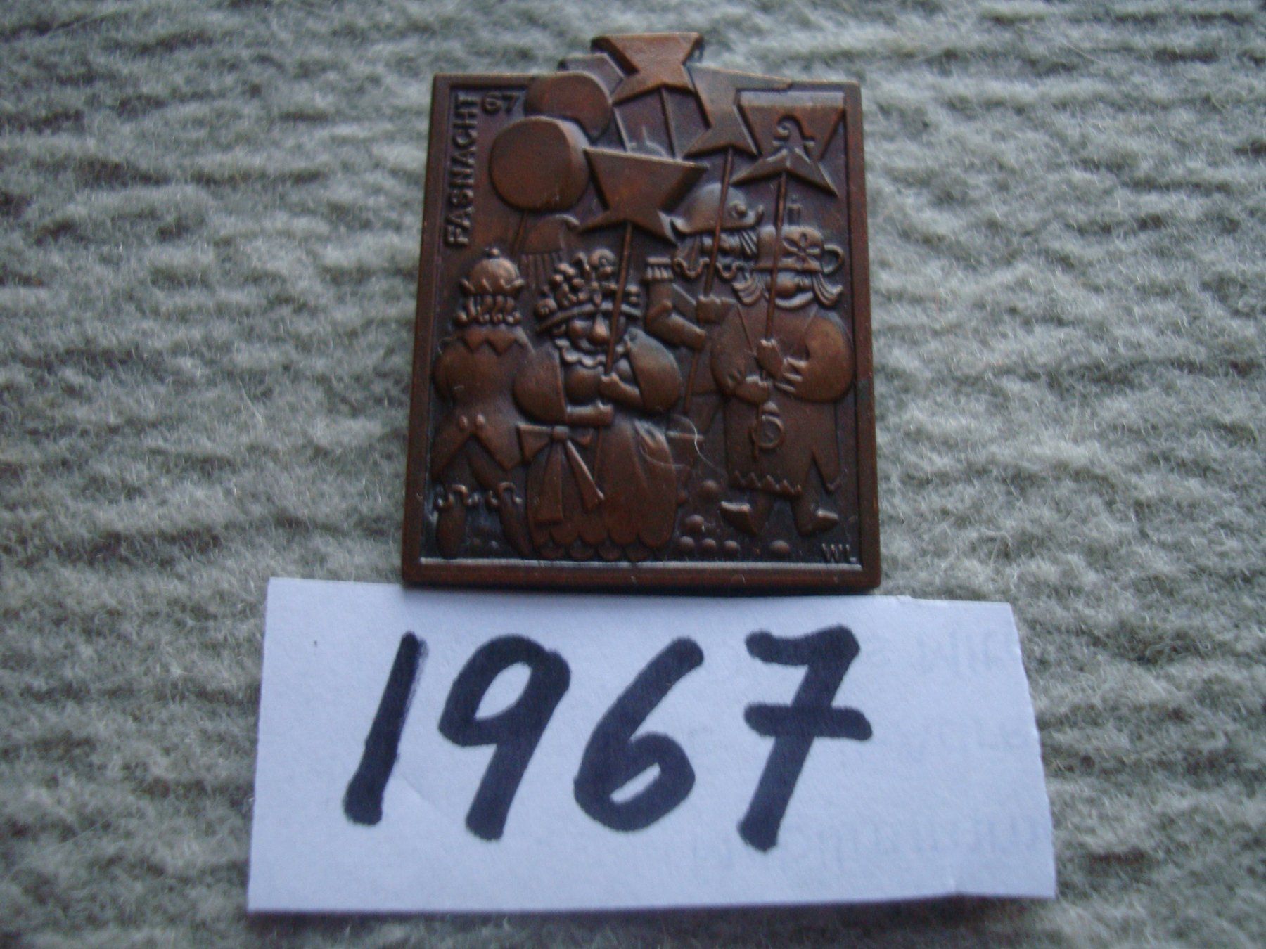 Basler Placchette & Badge: Basler Kupfer 1967 – Usato da Arlesheim venduto da printz01