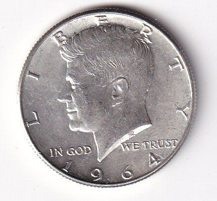 Alle Münzen: USA Kennedy Half Dollar 1964ss-vorz – Gebraucht aus Neuchâtel von karlpierrino
