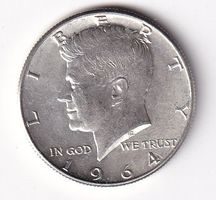 USA Kennedy Half Dollar 1964ss-vorz