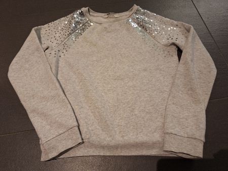 Festlicher Pullover mit Pailletten H&M Gr. 146/152