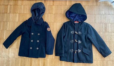 zwei Winterjacken Grösse 108 & 116