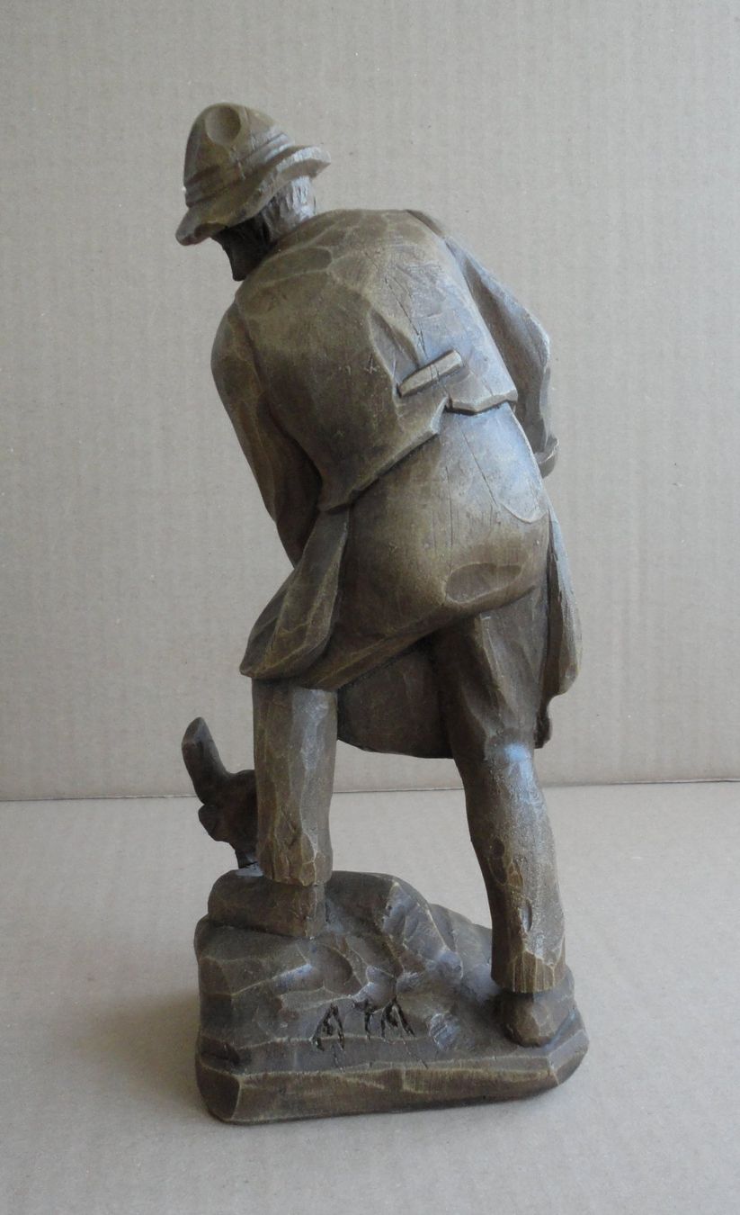 Figuren: Holzfigur - Arbeiter mit Pickel – Gebraucht aus zürich von parts5060 4