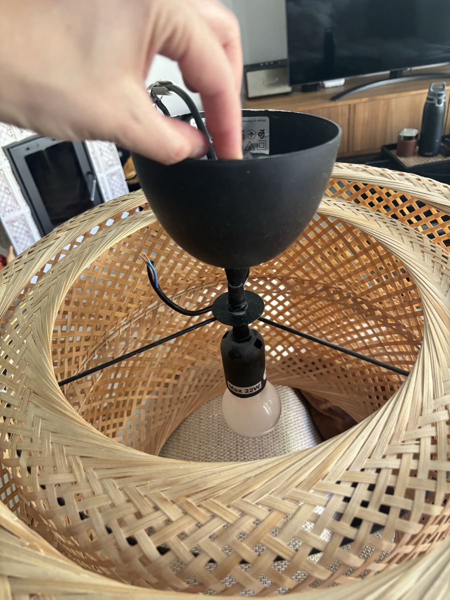 Ikea Lustres & lampes de plafonds: Suspension bambou Sinnerlig IKEA – D'occasion à Gland par isa__sml 4
