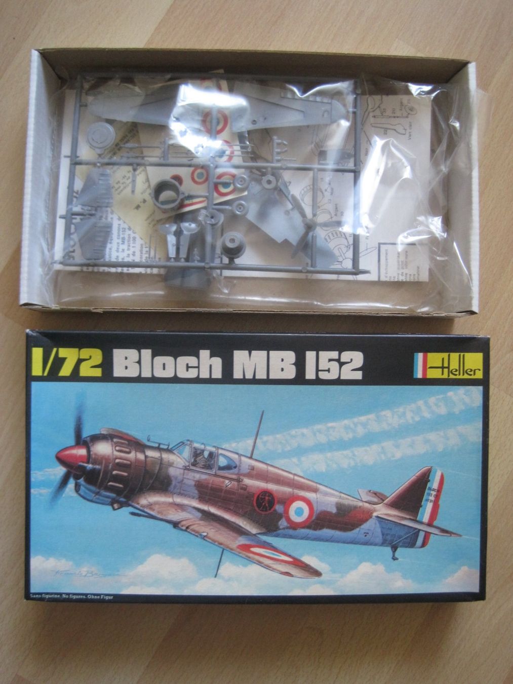 Heller Kit di modellismo & Modellini statici: Bloch MB 152  Heller 1/72  Bausatz  1979 – Nuovo e nell'imballaggio originale da Gossau SG venduto da Noryflory 1