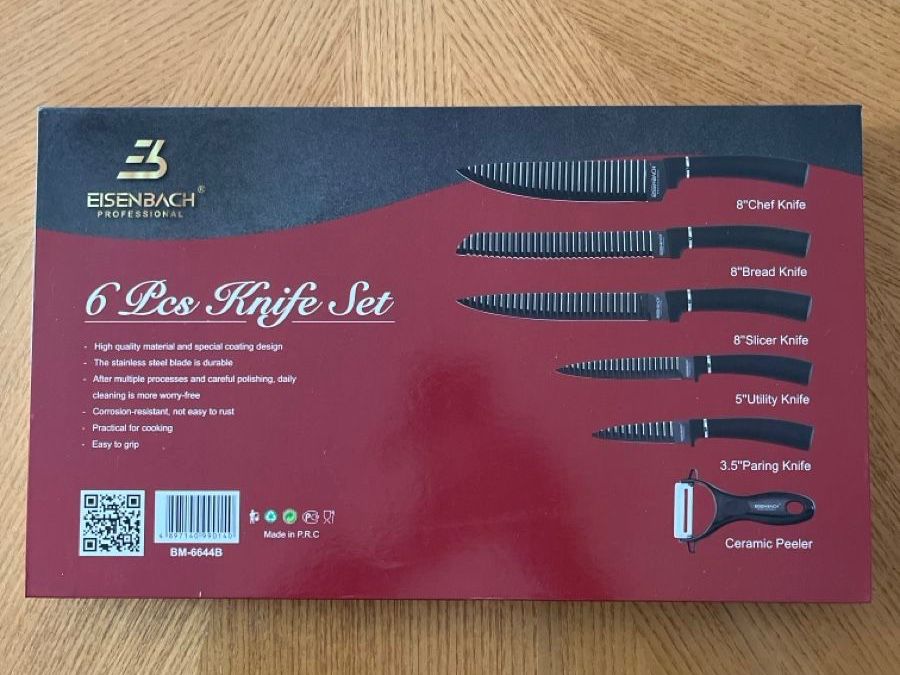 Coltelli: Eisenbach 6 Teiliges-Messerset – Nuovo e nell'imballaggio originale da Wangen b. Olten venduto da break72 5