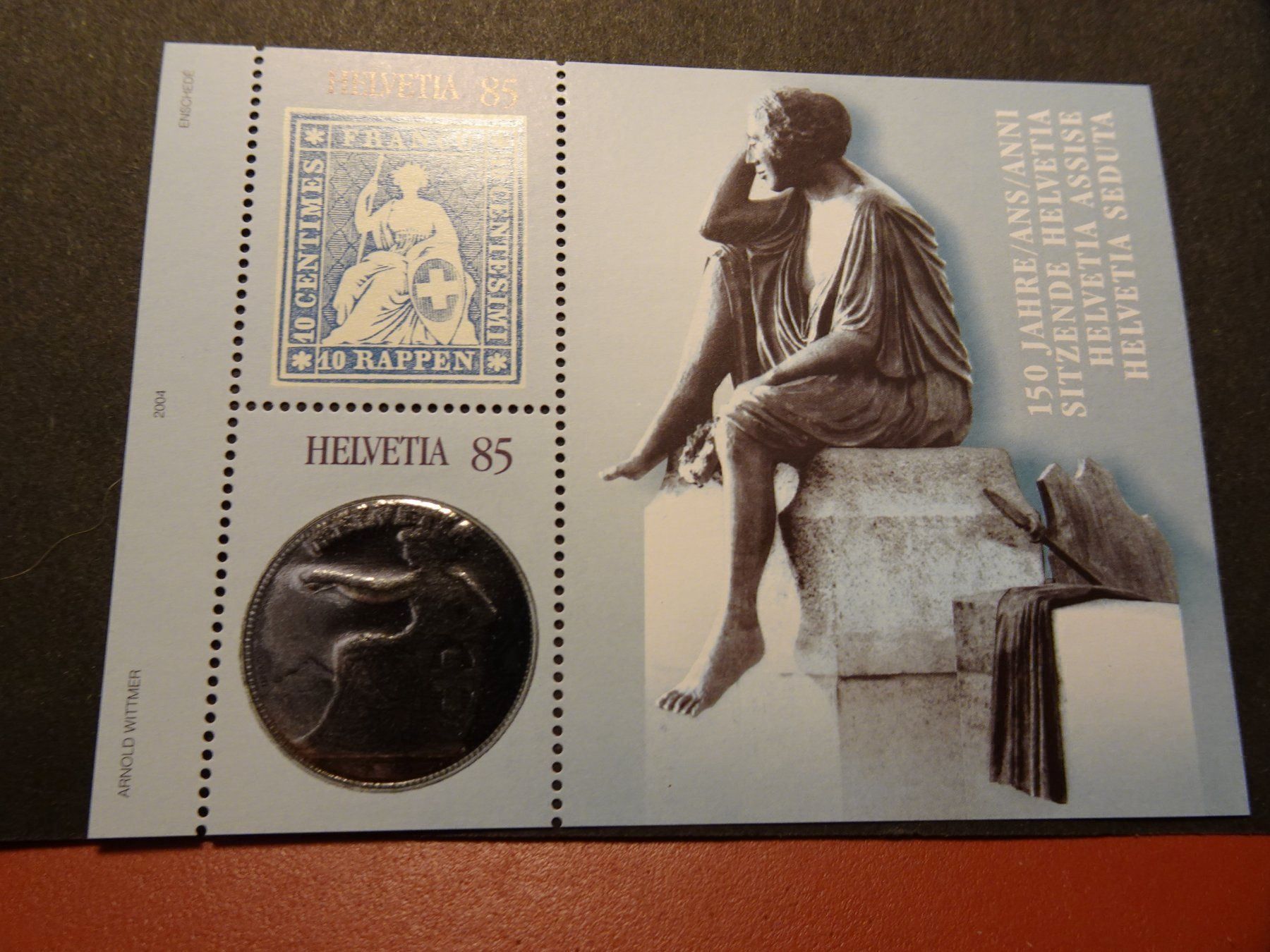 Tutti i francobolli: 2004, BLOCK; 150 JAHRESITZENDE HELVETIA, POSTFRISCH – Nuovo (secondo la descrizione) da Eschenbach SG venduto da eDaisy