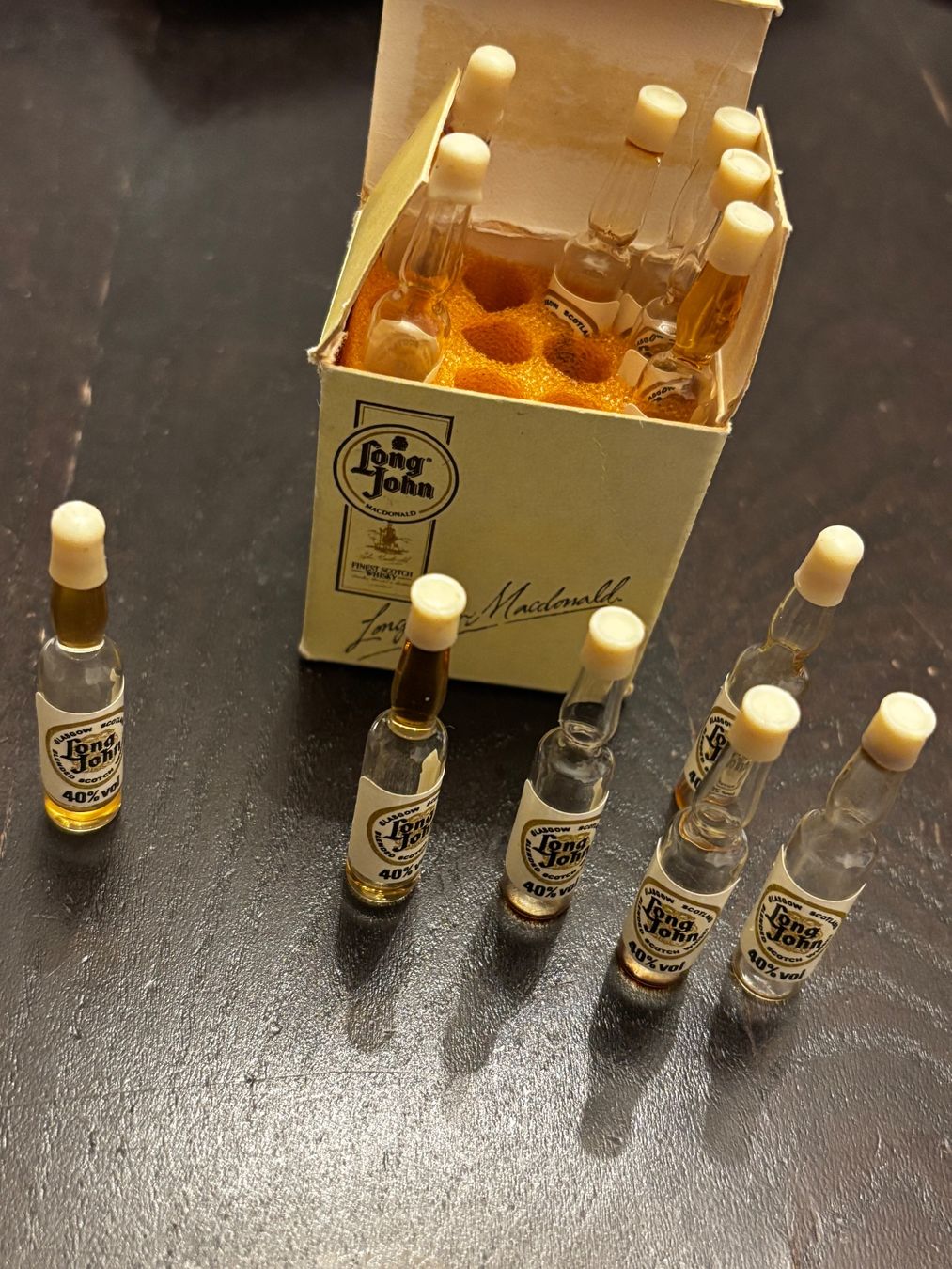 Bevande alcoliche: Long John Miniaturen Scotch Whisky 40% Vol. – Usato da Zürich venduto da engebrunau
