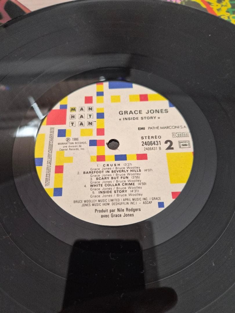 Dischi in vinile: Schallplatte / LP Grace Jones "Inside Story" – Usato da Dielsdorf venduto da Haesi0 4