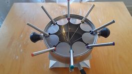 Fondue Set-Rechaud+Topf+Gabel, Komplett!