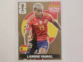 Panini Lamine Yamal GOLD Extra Sticker WM 2026 – Spanien