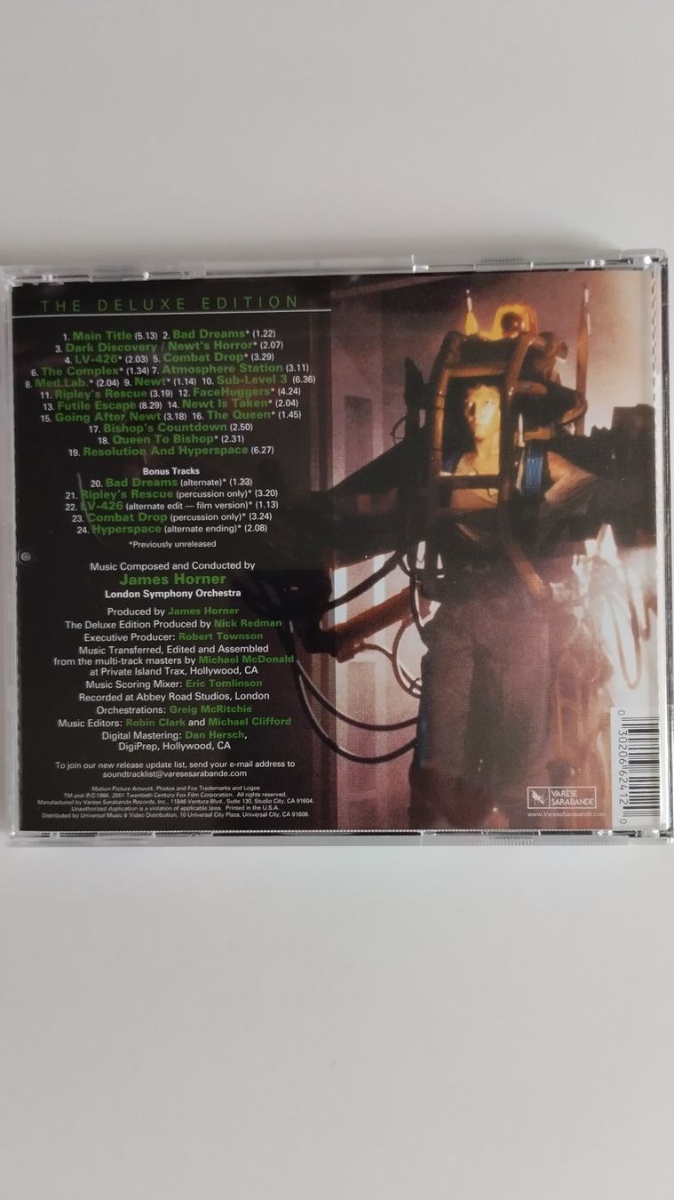 CDs: ALIENS DELUXE EDITION CD SOUNDTRACK – Neu (gemäss Beschreibung) aus Basel von Bal-Sagoth 1