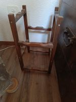 Weinregal aus Holz für 4 Flaschen, Vintage Look!