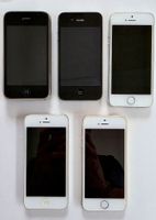 Begehrte iPhone-Sammlung zu verkaufen, 5 iPhones...