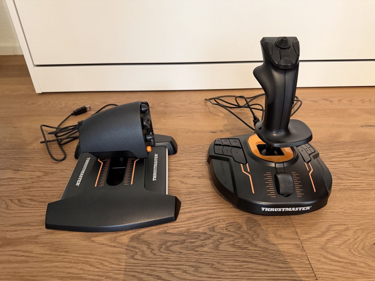 Thrustmaster Controller: Thrustmaster T.16000M FCS Flight Stick & Throttle Set – Usato da Lachen SZ venduto da NEauto80