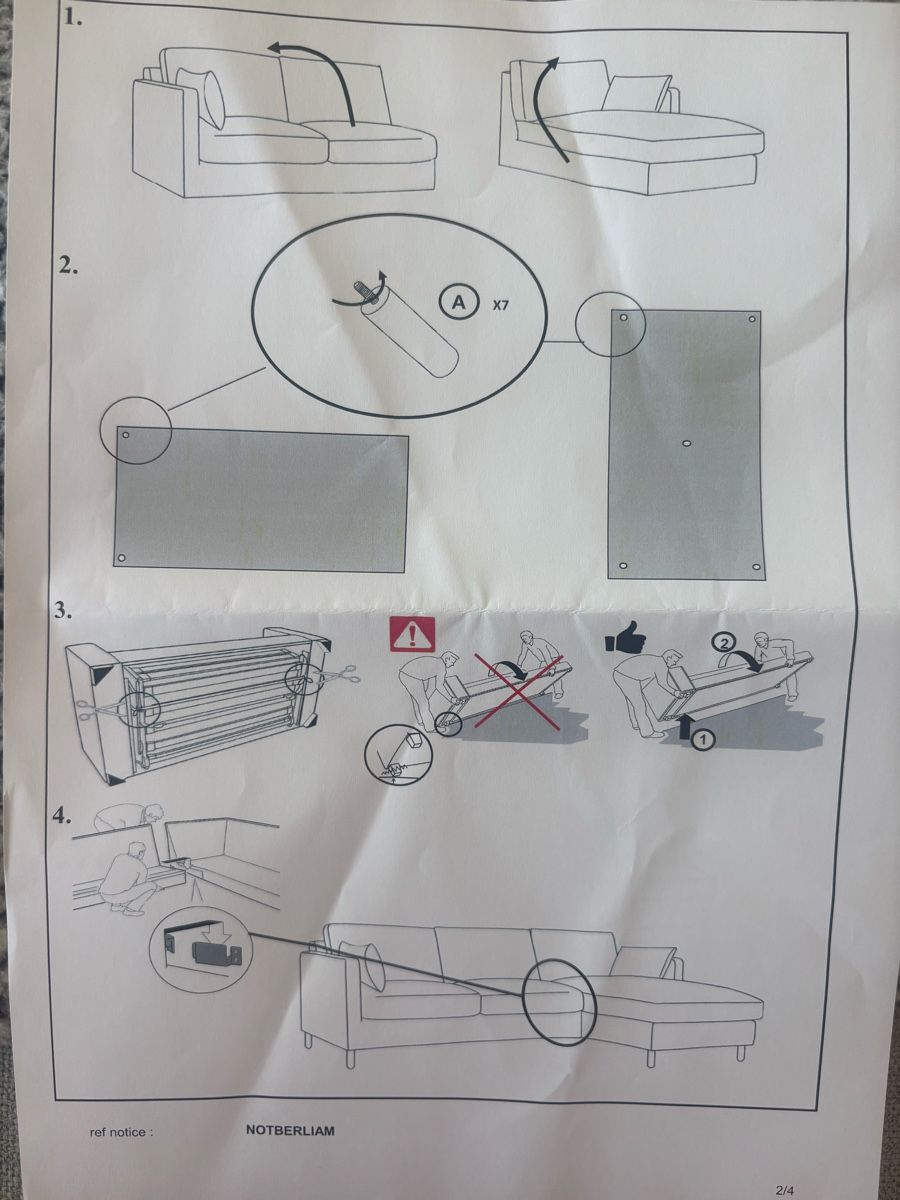 Sofas: 3-er-Bettsofa mit Réclamiere – D'occasion à Küsnacht ZH par julia22289 7