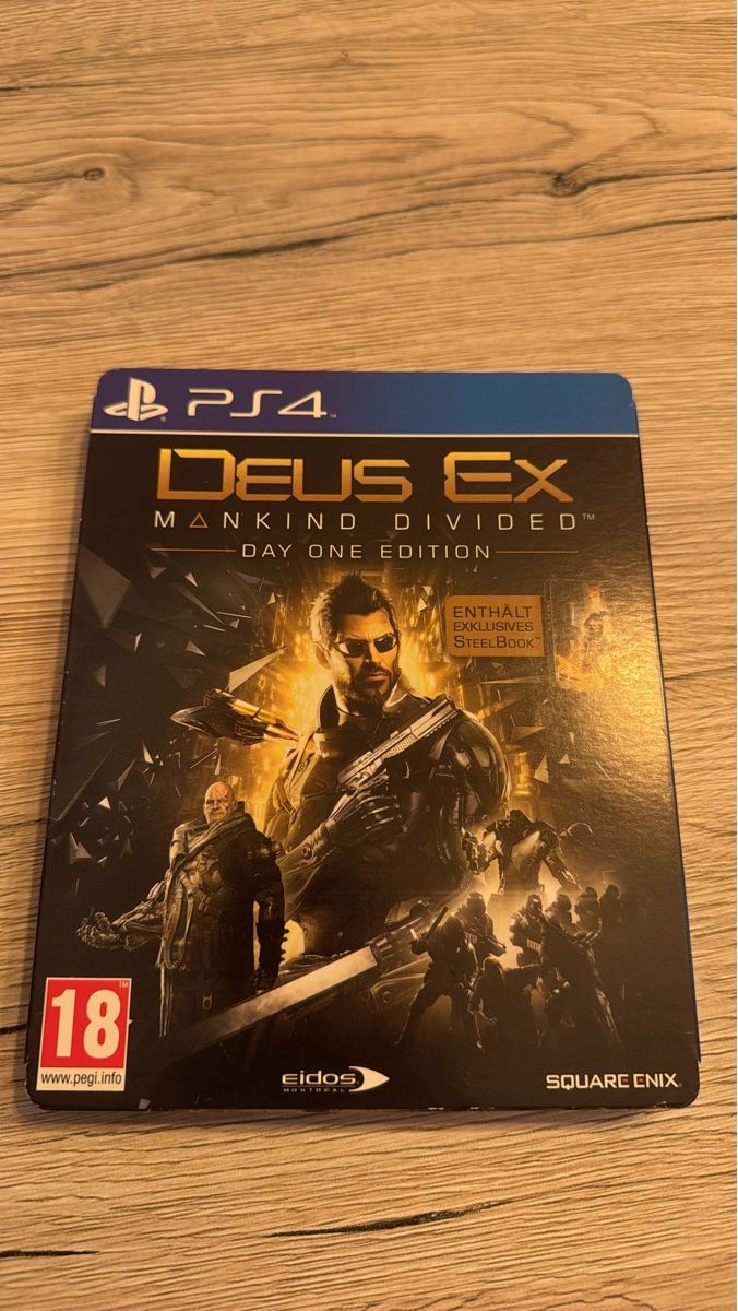 Jeux: Deus Ex Mankind Divided Day One Edition PS4 – D'occasion à Courrendlin par jay_lkn6
