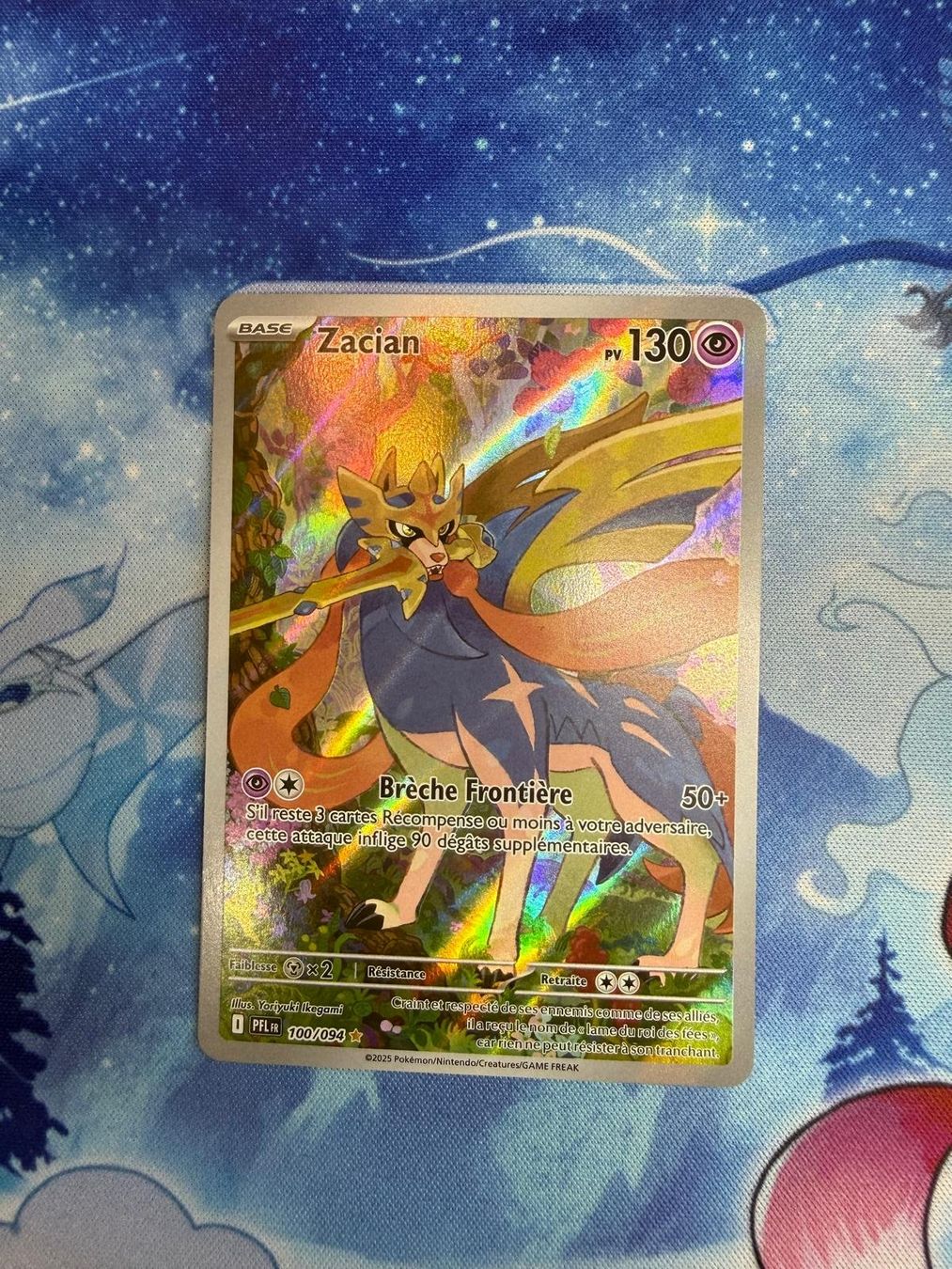 Pokémon Carte collezionabili: Zacian AR - PFL 100 FR – Nuovo (secondo la descrizione) da Courgenay venduto da ScamBoxOff