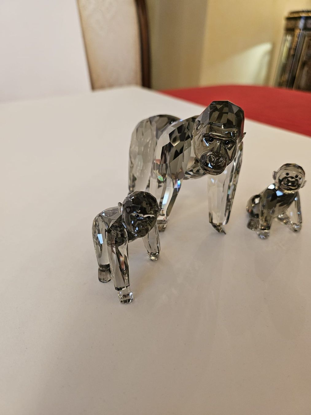 Swarovski Statuette: Set Swarovski SCS 2009 Gorillas – Usato da Stabio venduto da phi_k5ws 5