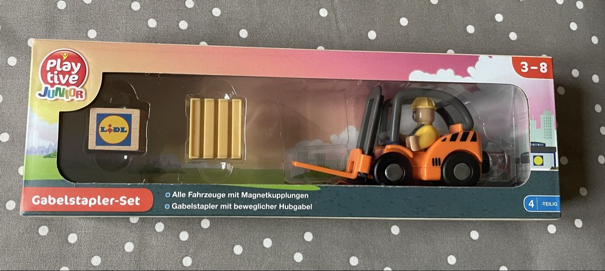 Giocattoli: Playtive Junior Gabelstapler-Set ***neu*** – Nuovo e nell'imballaggio originale da Zürich venduto da bellarossa11