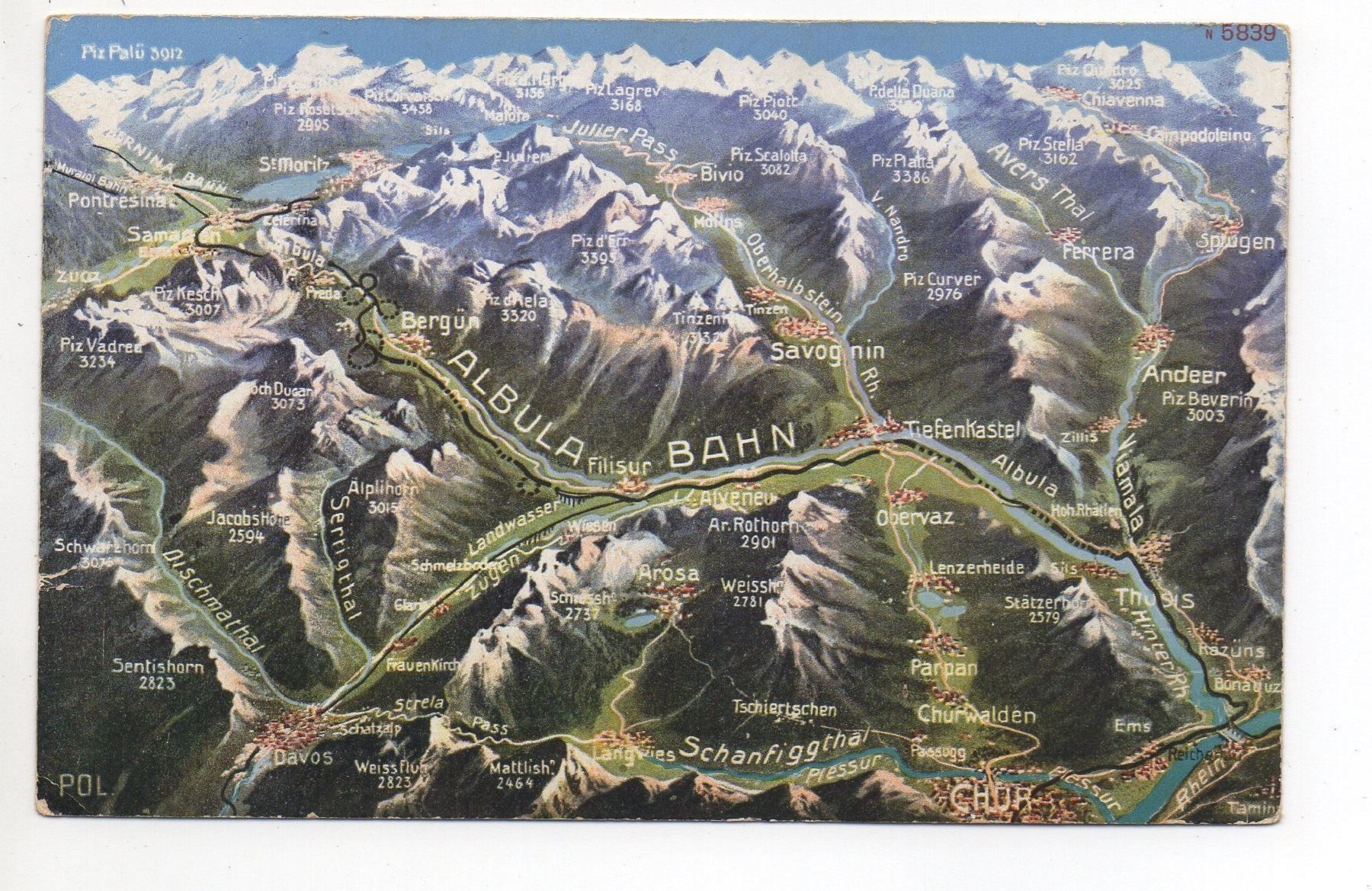 Cartes postales: Filisur ALBULA-BAHN Panorama – Neuf (Voir description) à Jona par philajona