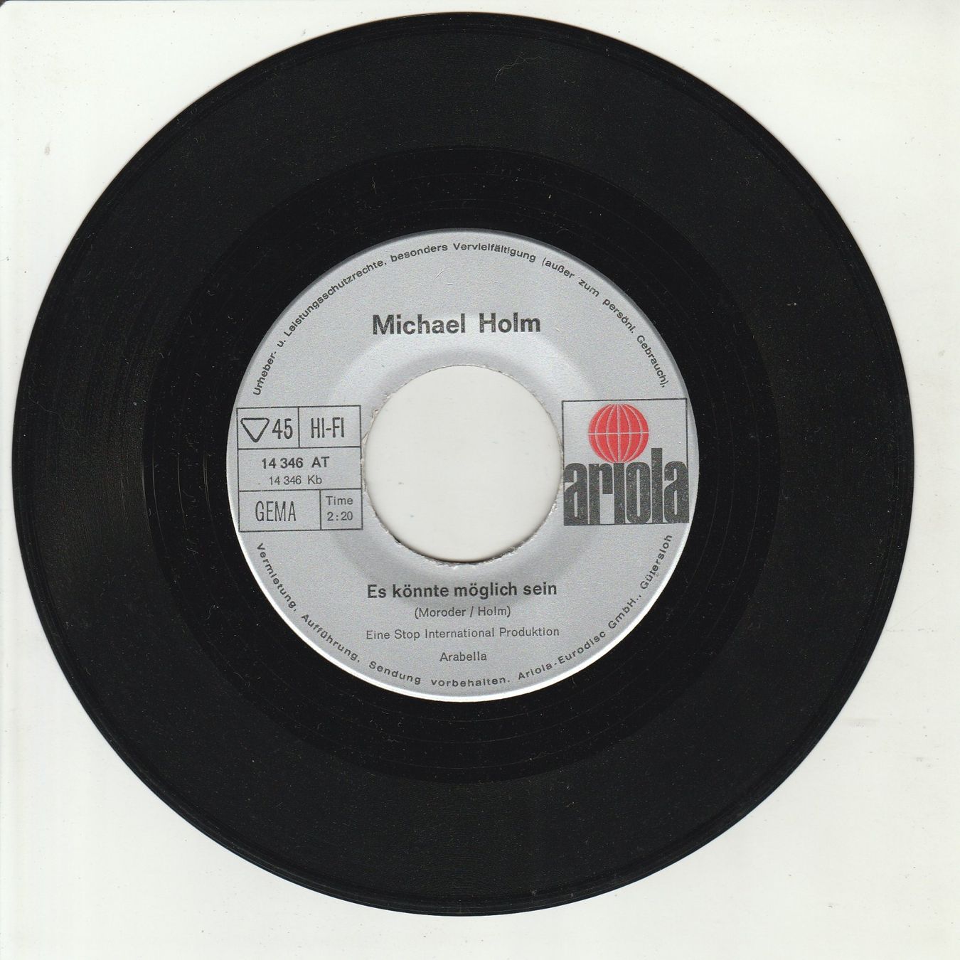 Dischi in vinile: Michael Holm - Mendocino 7" Vinyl – Usato da Tübach venduto da JamesStone 3