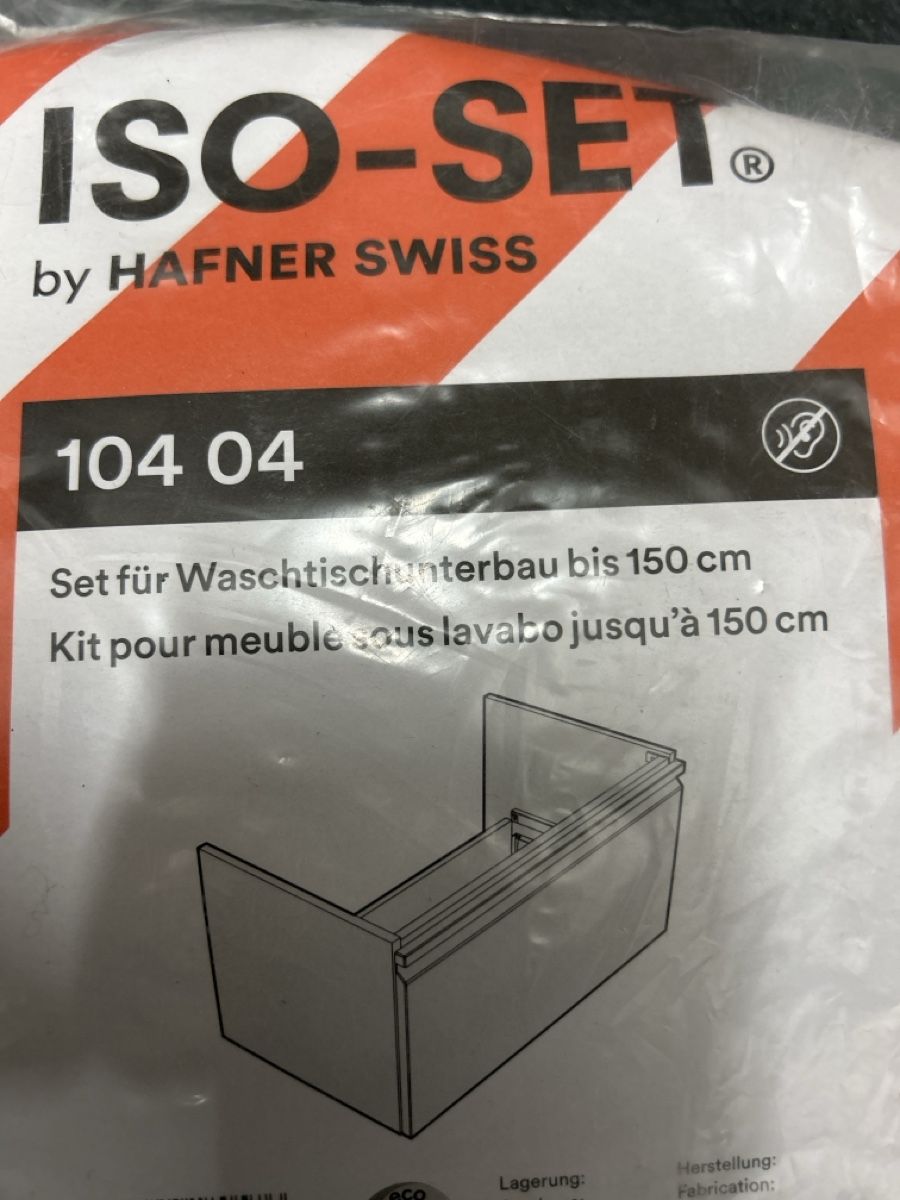 Sanitari: Iso Set für Waschtischunterbau – Nuovo e nell'imballaggio originale da Esslingen venduto da HP1973 1