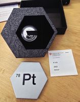 Platinum 2022, 25 Franken, Nr. 672 Zertifikat