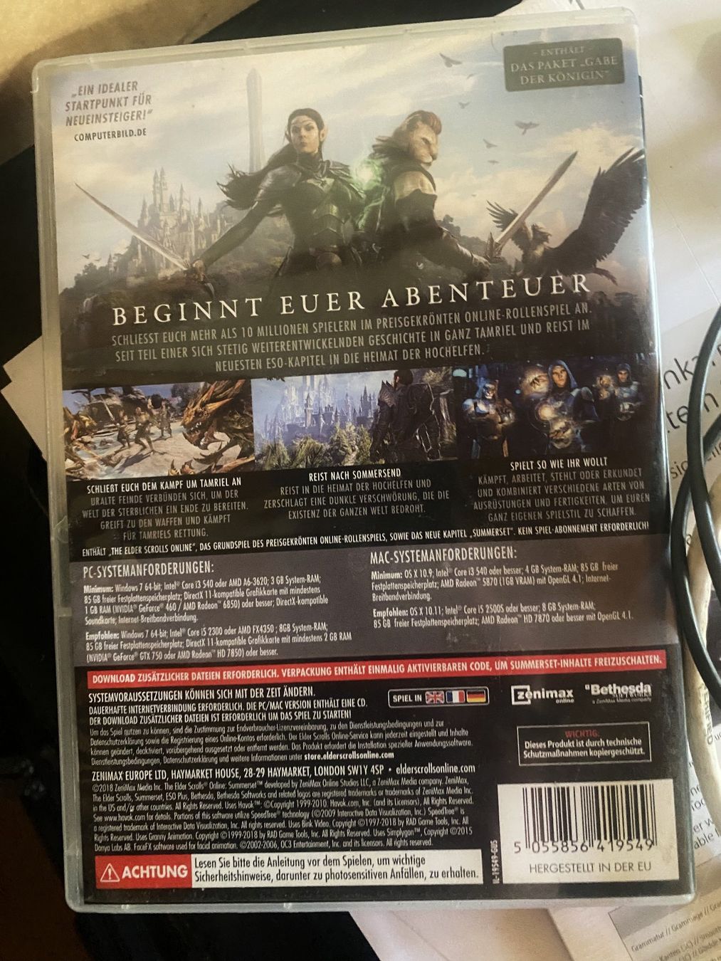 Spiele: Elder Scrolls Online - Summerset Isles AddOn für PC – Gebraucht aus Urtenen-Schönbühl von weltenschmid 3