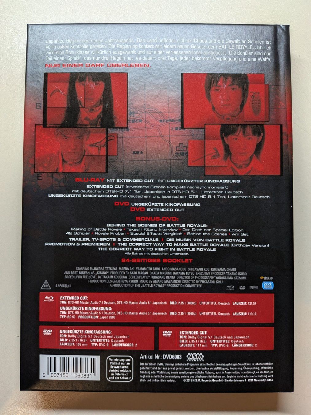 Tutti i DVDs: Battle Royale - Ultimate Edition [2Blu-rays+5DVDs/2D&3D] – Usato da Port venduto da gecotom 4