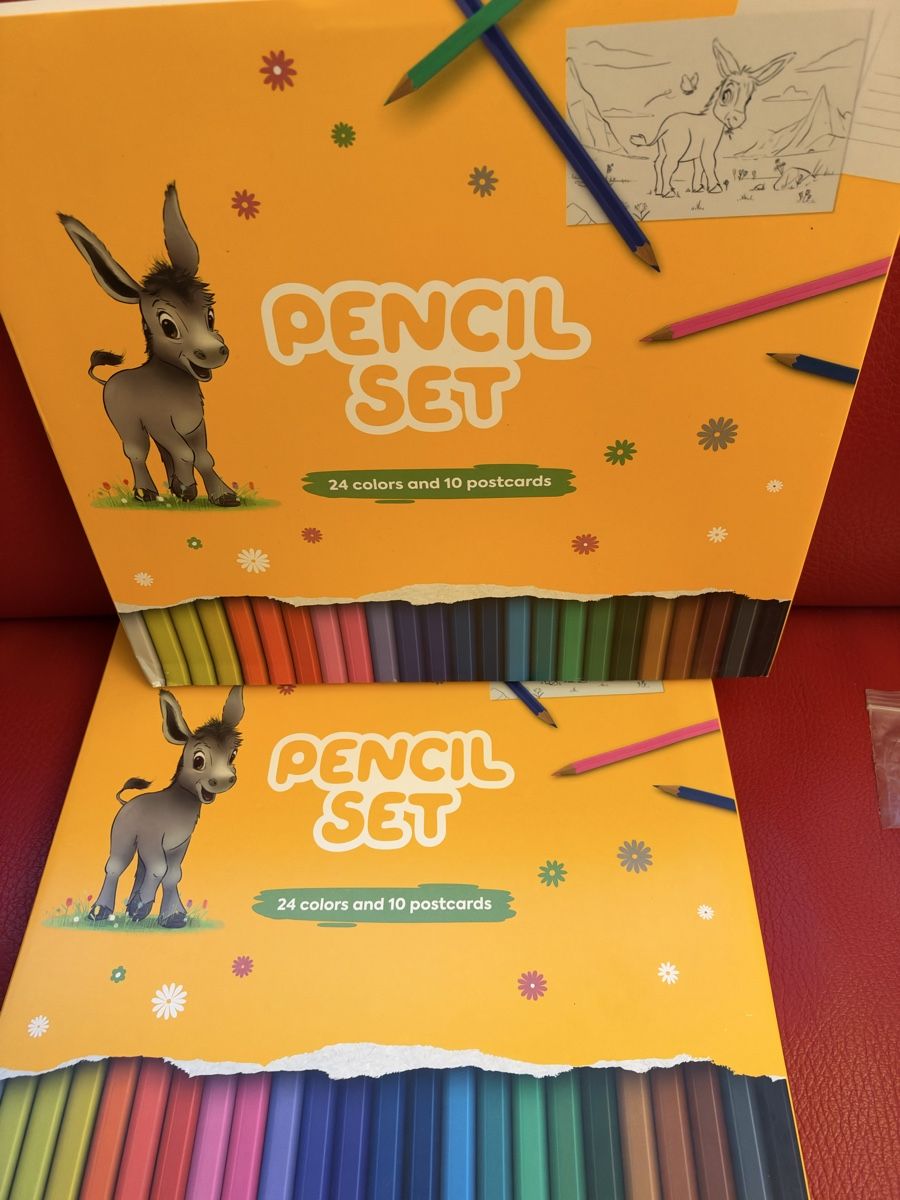 Penna & Evidenziatori: Buntstifte Set 24 Farben mit 10 Postkarten Metallbox – Nuovo e nell'imballaggio originale da Pratteln venduto da BL-Pratteln 3
