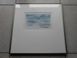 Aquarell Morgennebel Silvaplana - GR (R)