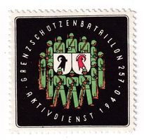 Soldaten Briefmarke