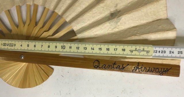 Tutte le decorazioni: Fächer Qantas Airways Papier Werbung – Usato da Zürich venduto da gigimai67 3