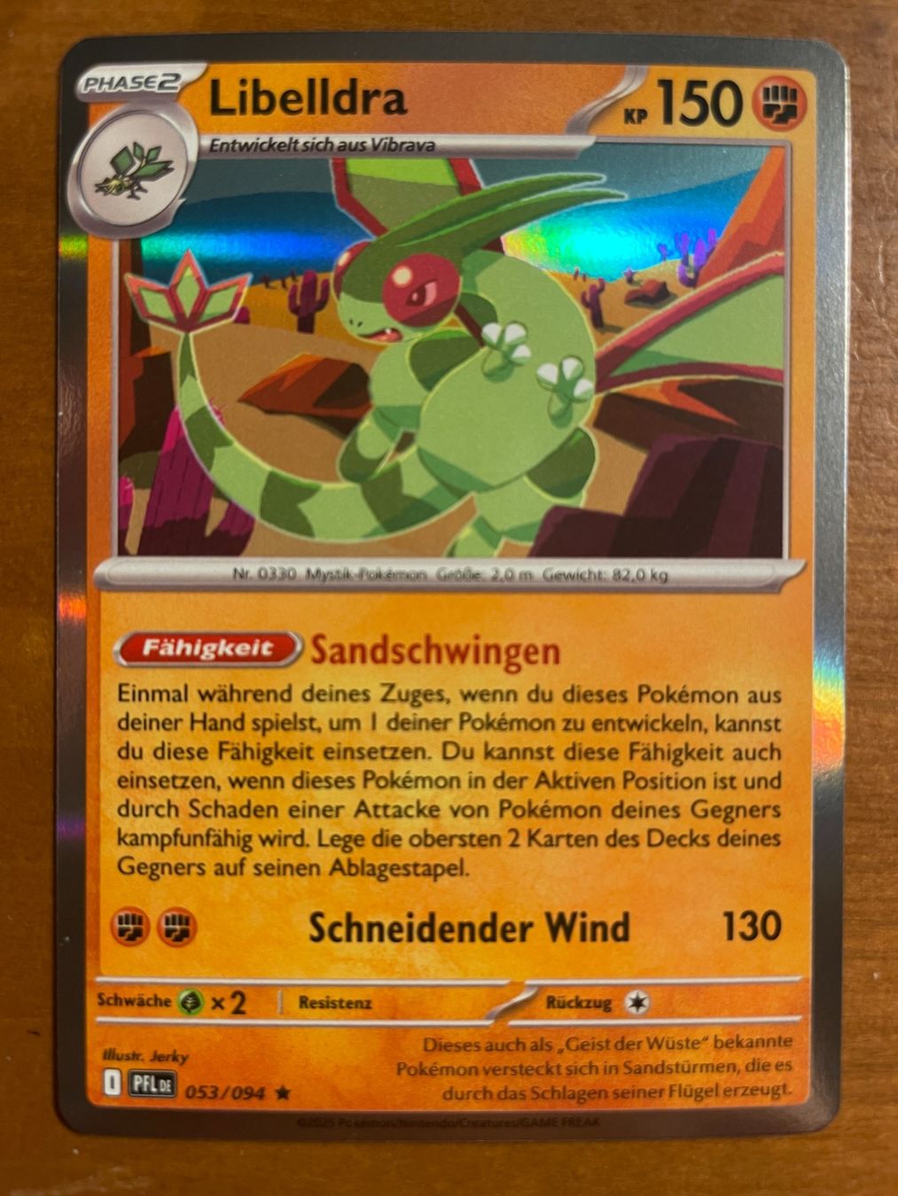 Pokémon Carte collezionabili: Pokemon Libelldra Holo (Versand gratis) – Nuovo (secondo la descrizione) da Chur venduto da Angerson