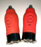 2 Röhren / Radioröhren EF6, Tungsram, NOS