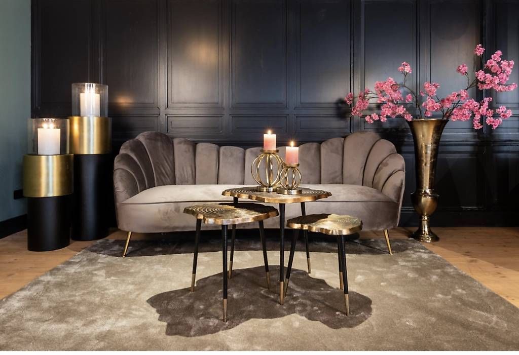 Sofas: Richmond Interiors Huxley  2 Sofas + 1 Sessel  Samt – D'occasion à Seengen par Linda1781