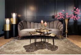 Richmond Interiors Huxley  2 Sofas + 1 Sessel  Samt