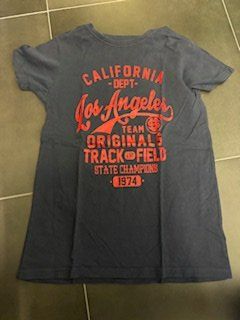 T-Shirt dunkelblau 158