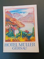 Alter Prospekt / Hotel Müller Gersau Ausgabe ca. 1930
