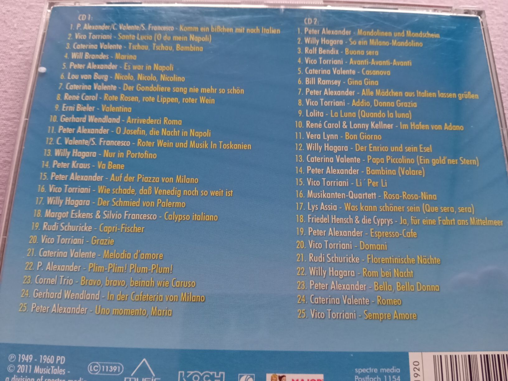 CD: Komm ein bisschen mit nach Italien – Usato da Witterswil venduto da hele04 1