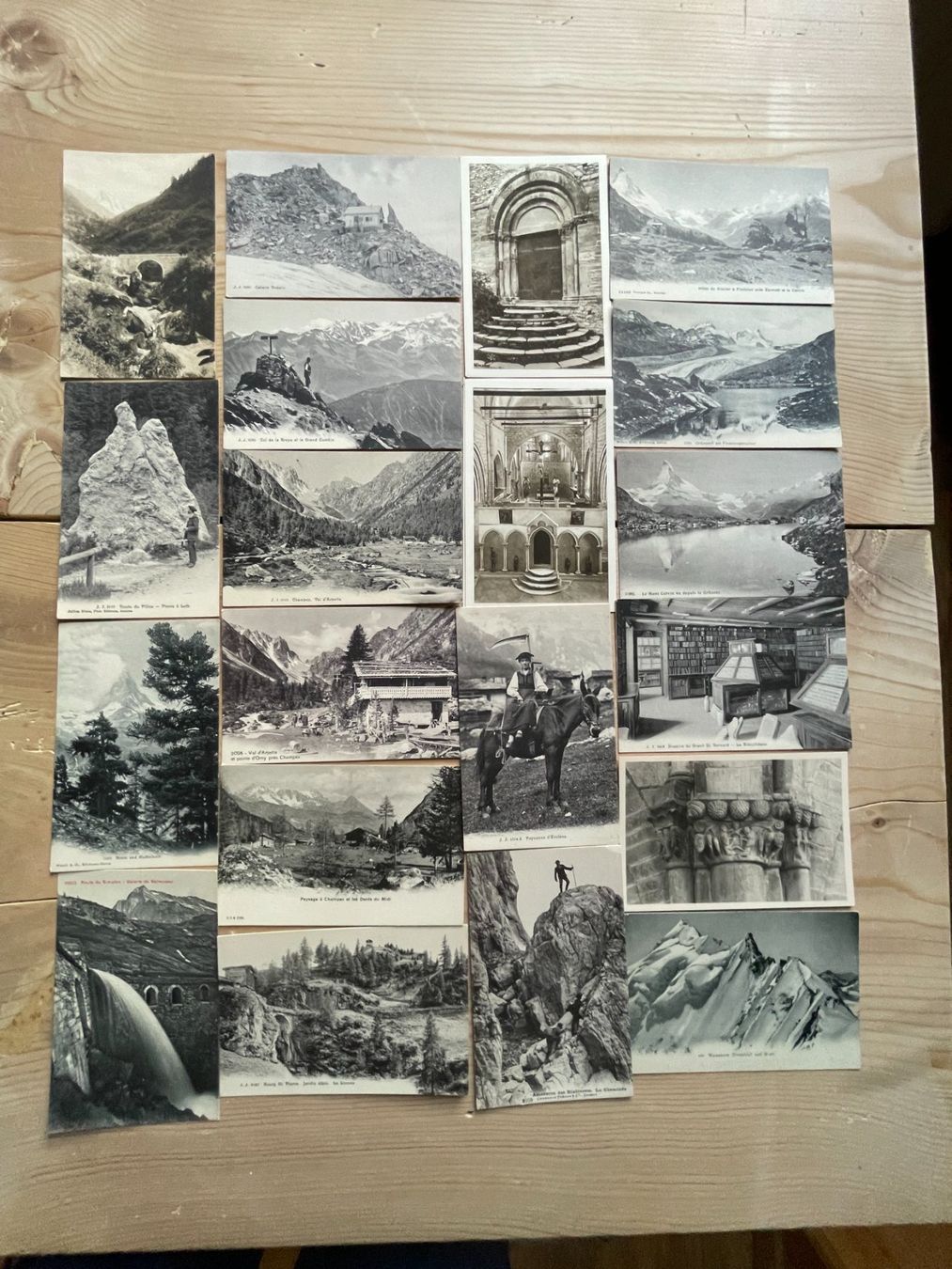 Ansichtskarten: 129 alte Postkarten aus dem WALLIS – Gebraucht aus Bern von silas026 4