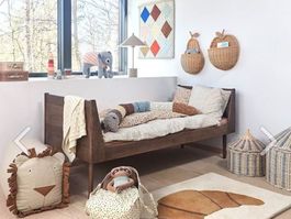 OYOY Hevali Junior Bett, Dunkelbraun, neu, 70x165cm