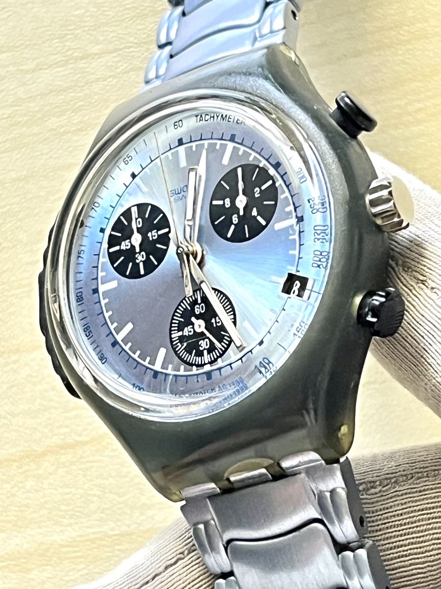 Swatch Orologi: Swatch Chronograph Uhr  Herren Armbanduhr – Usato da Grenchen venduto da chththl 5