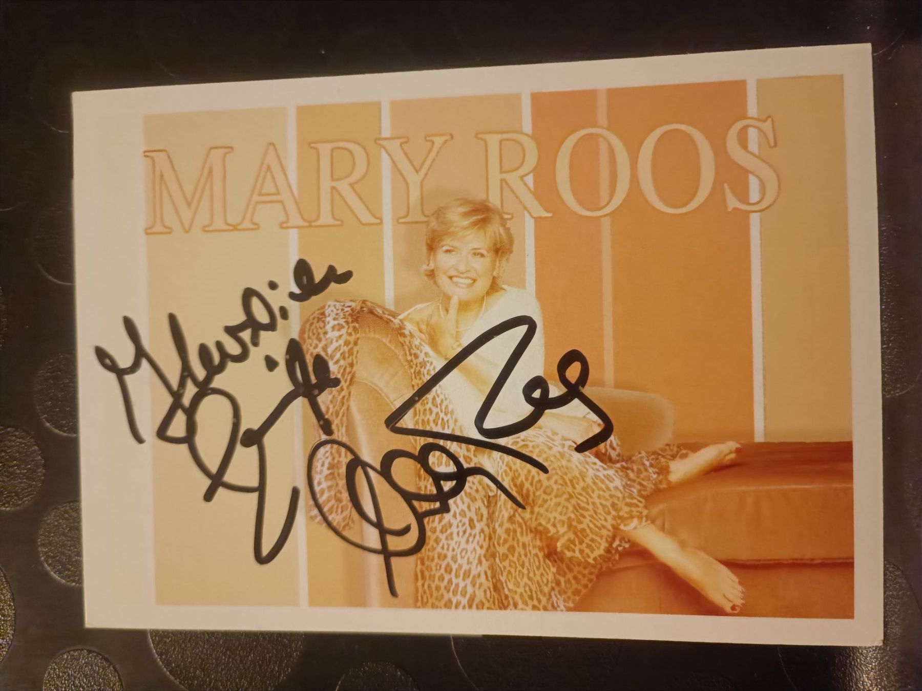 Autografi: Mary Roos - signierte Autogrammkarte – Usato da Menziken venduto da Artographs