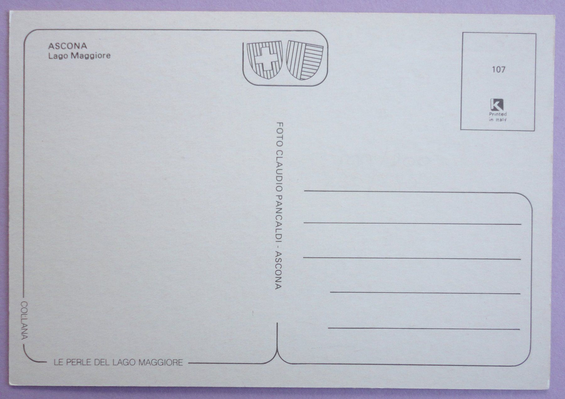 Cartoline postali: Ascona - Lago Maggiore – Usato da Fétigny venduto da Billy2miny 1
