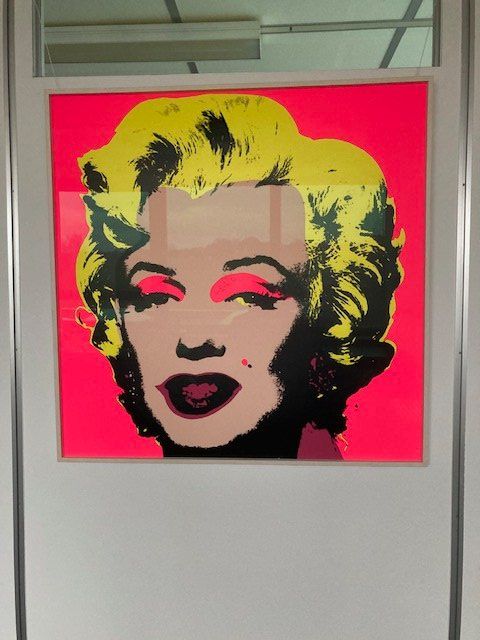 Foto & Immagini: Serigraphie von Andy Warhol's Marilyn / 1980 – Usato da Lüscherz venduto da Habo2 1