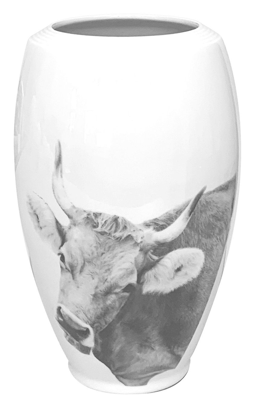 Vasen & Gefässe: STEINLIN Vase "Kuh" 18 cm – Neu (gemäss Beschreibung) aus Kägiswil von pebart