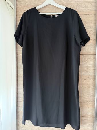Schwarzes Sommerkleid von Only, Grösse 42