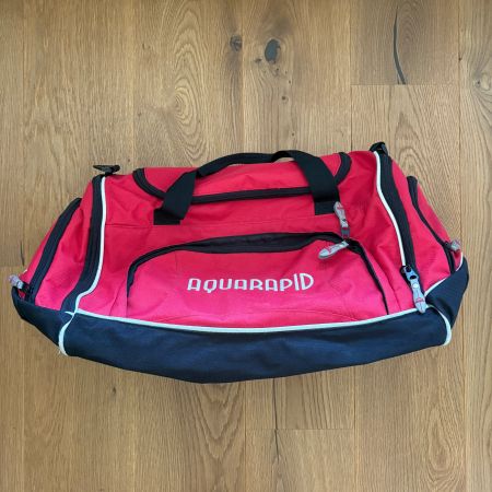 Roter-schwarzer Unisex-Sportbeutel Aquarapid